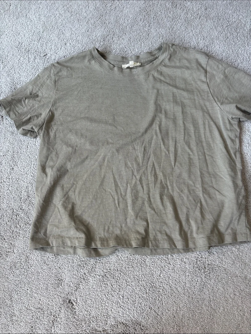 Madewell Relaxed Crew Tee in Olive - Picture 1 of 3
